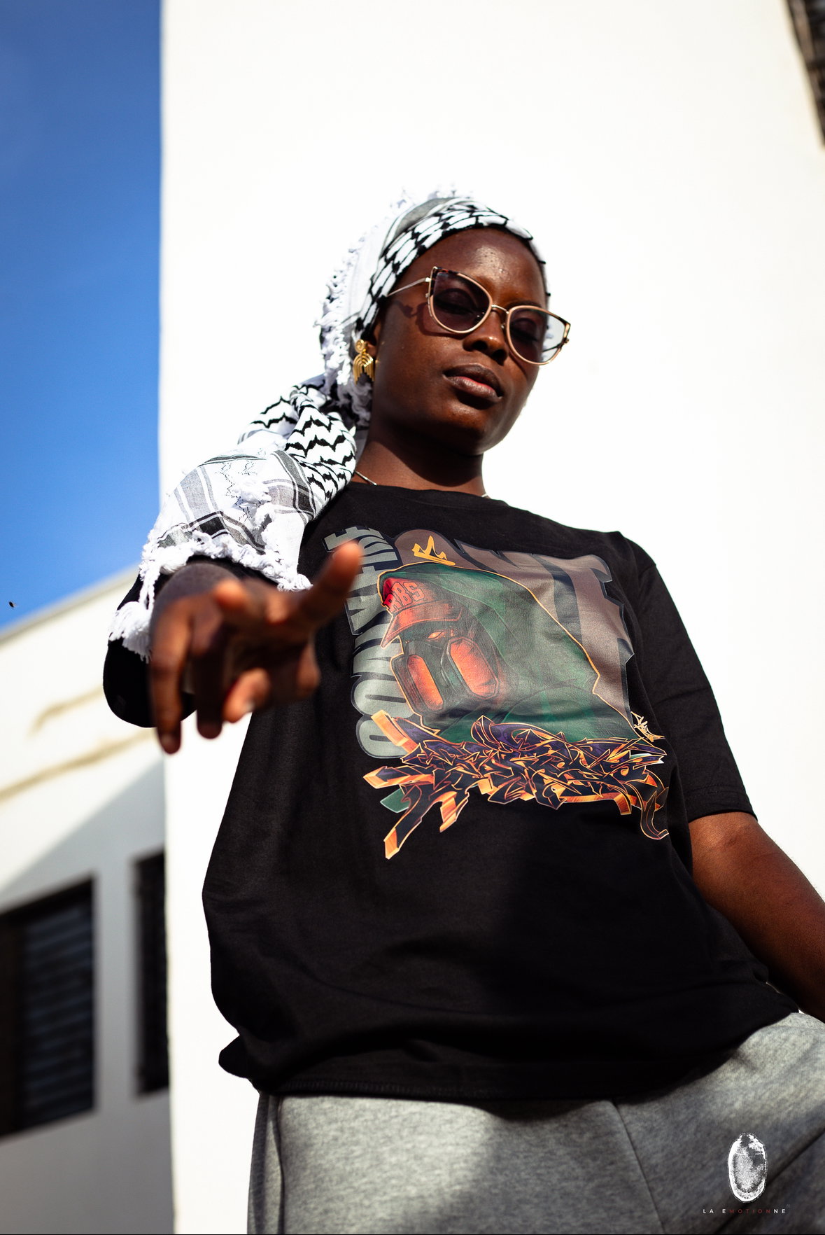T- Shirt CHARCOAL & FIRE_0