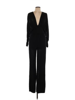 Enterizo Negro Escote Profundo Fashion Nova (Talla L)
