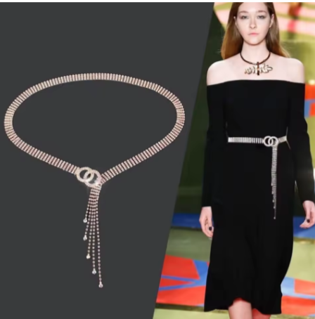 Ceinture de luxe en cuir véritable pour femmes, avec robe en jean, boucle dorée de 2.8cm de large, mode femme, ceinture en cuir de vache noir et marron_4