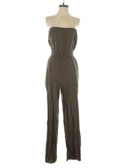 Enterizo Strapless Verde Oliva Forever 21 (Talla S)