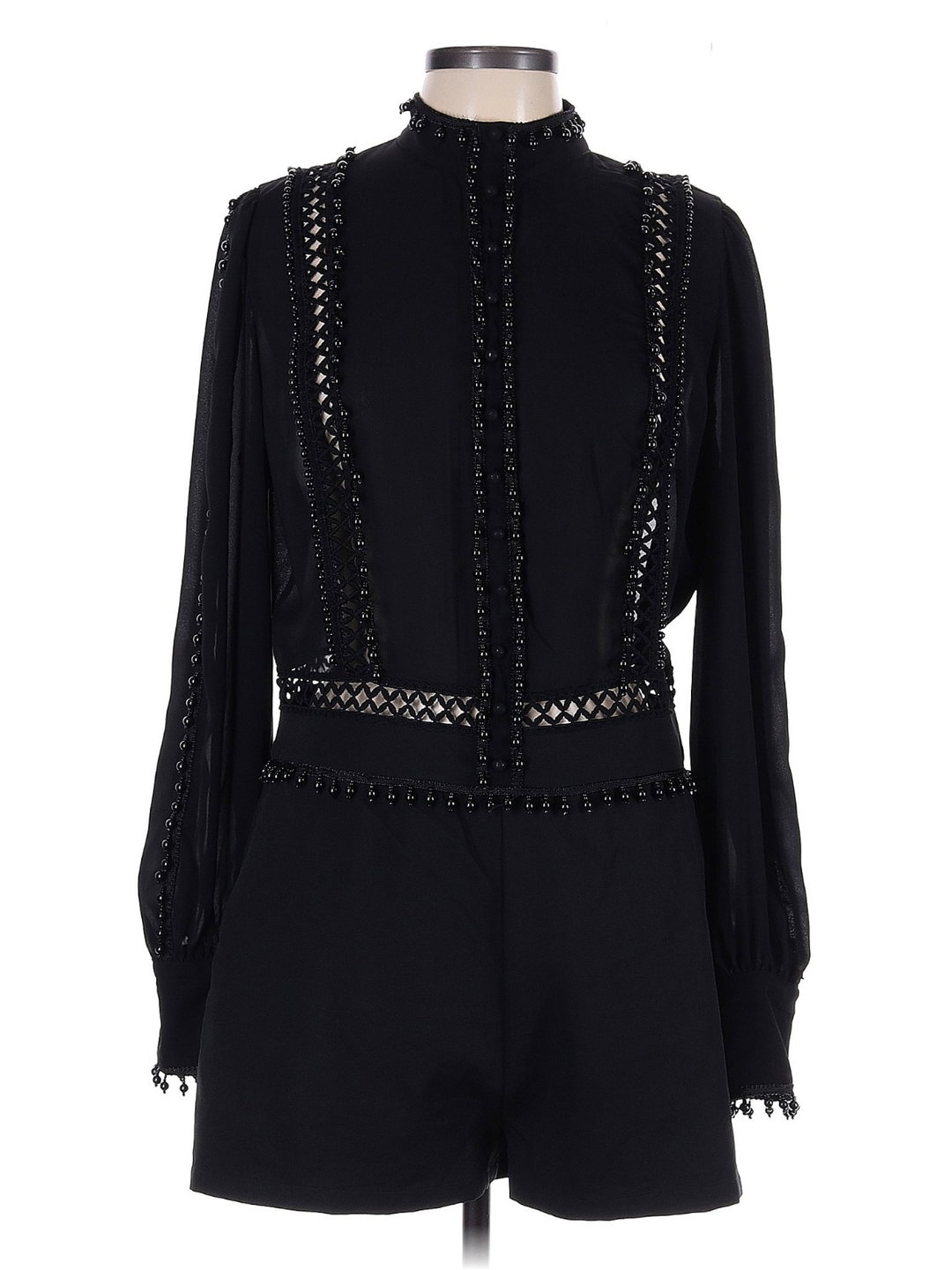 Enterizo corto con detalles Fashion Nova (Talla XL)