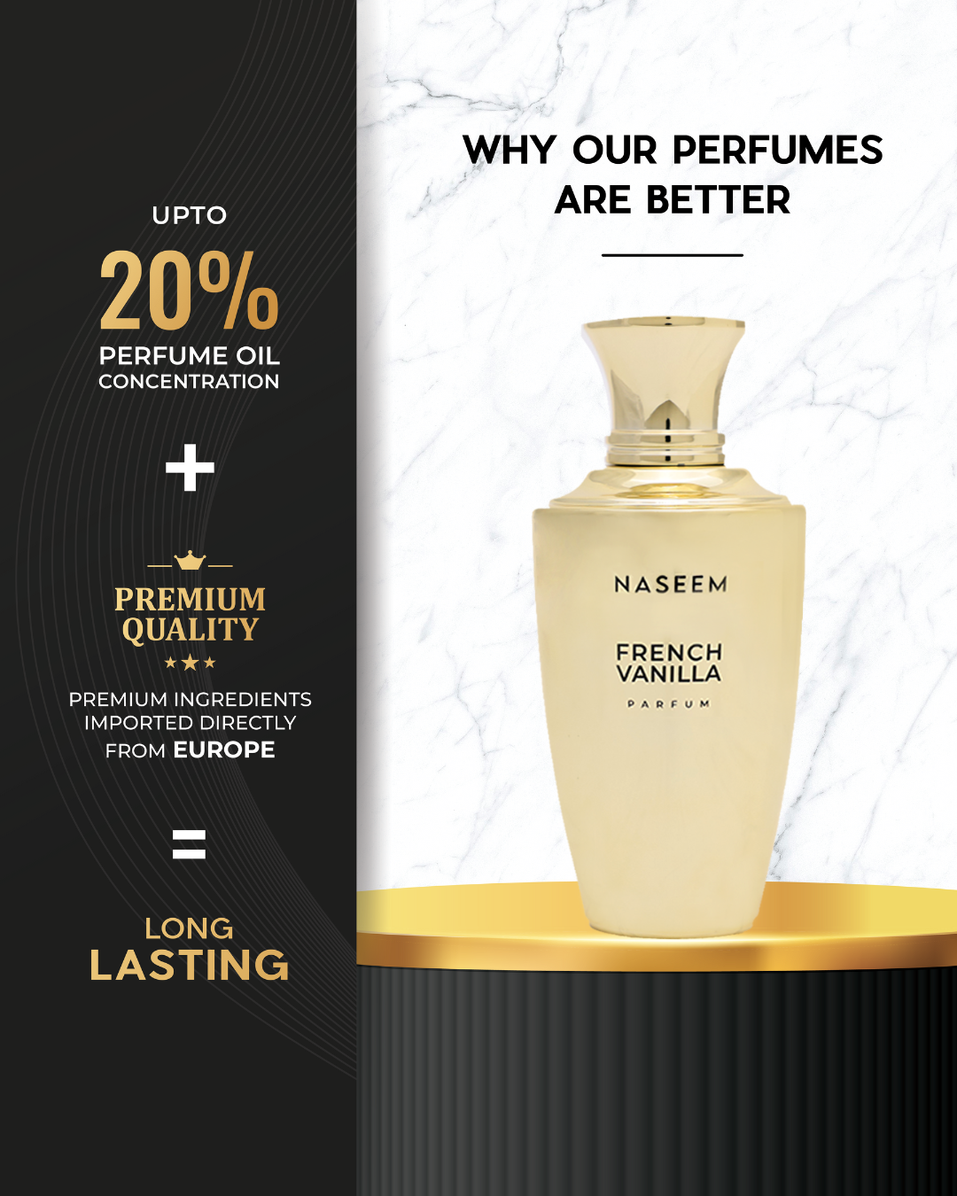 FRENCH VANILLA - 100ML- Naseem perfumes - Unisex_1