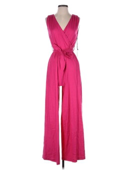 Enterizo Fucsia con Lazo en Cintura (Talla XS)