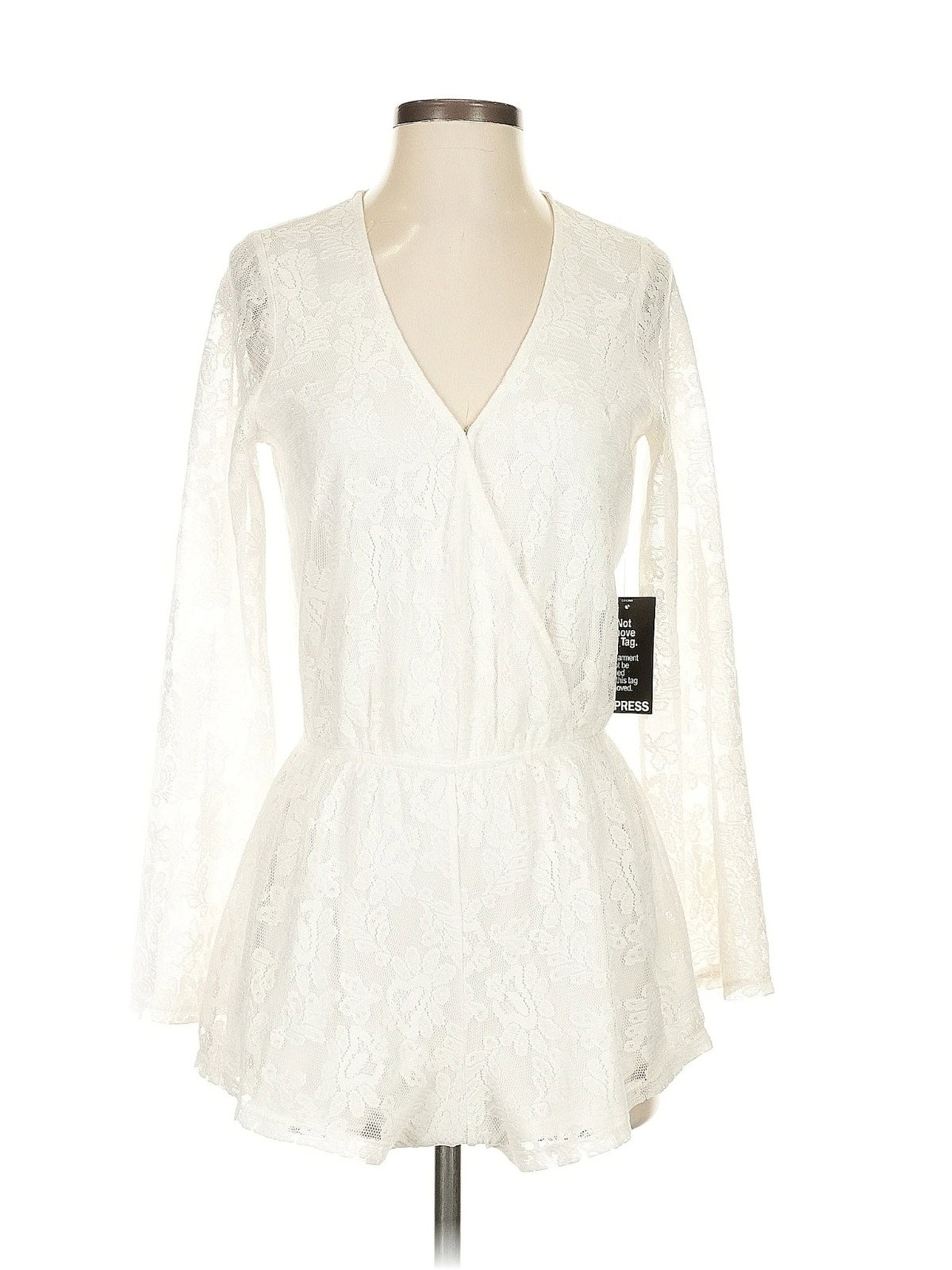 Romper de Encaje Blanco Express (Talla XS)_0