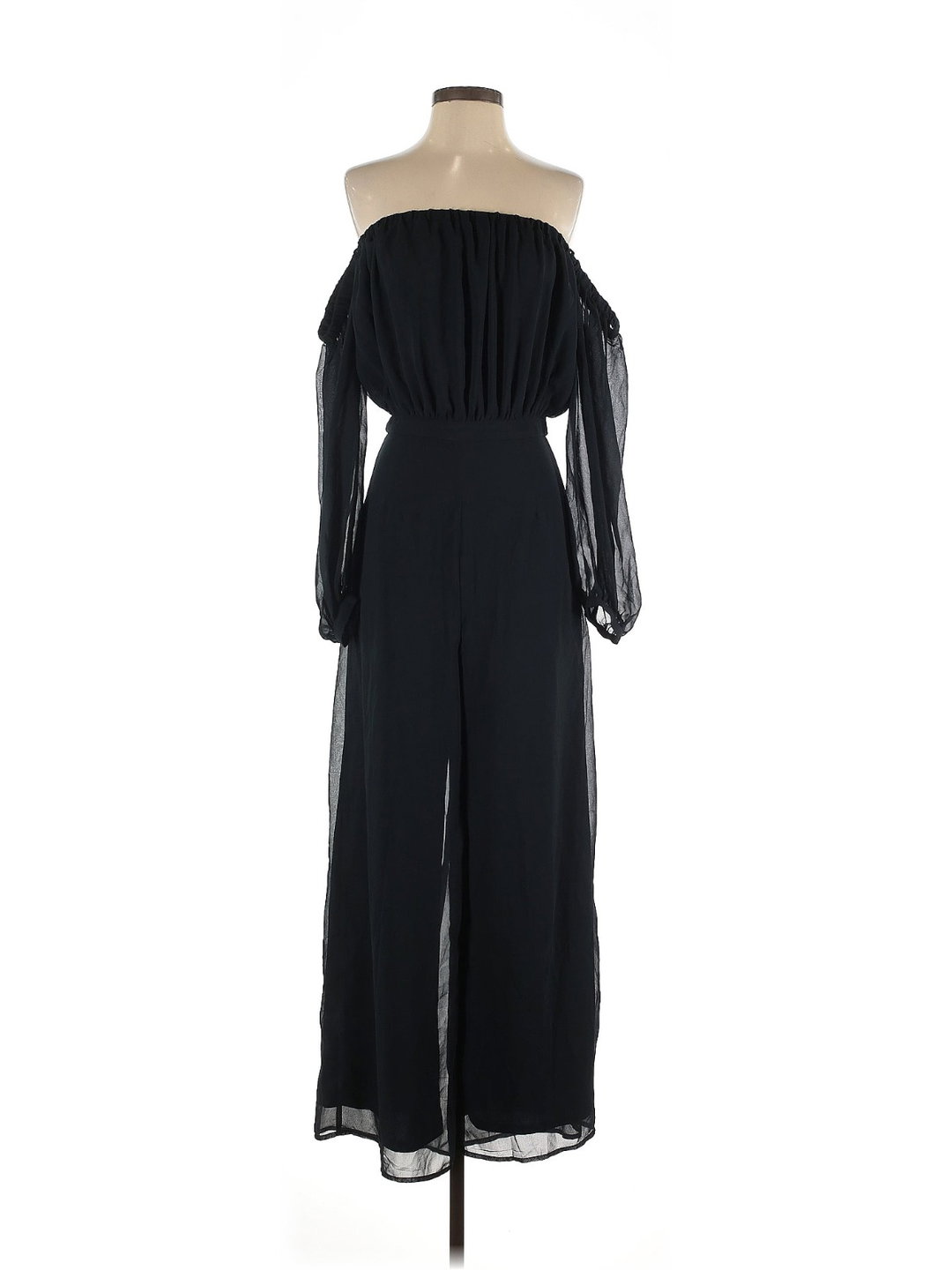 Enterizo Negro Off-Shoulder Forever 21 (Talla S)