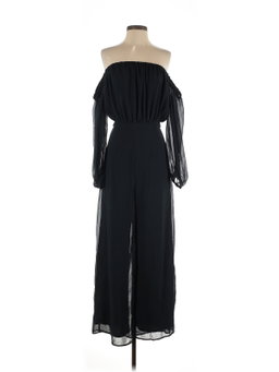 Enterizo Negro Off-Shoulder Forever 21 (Talla S)