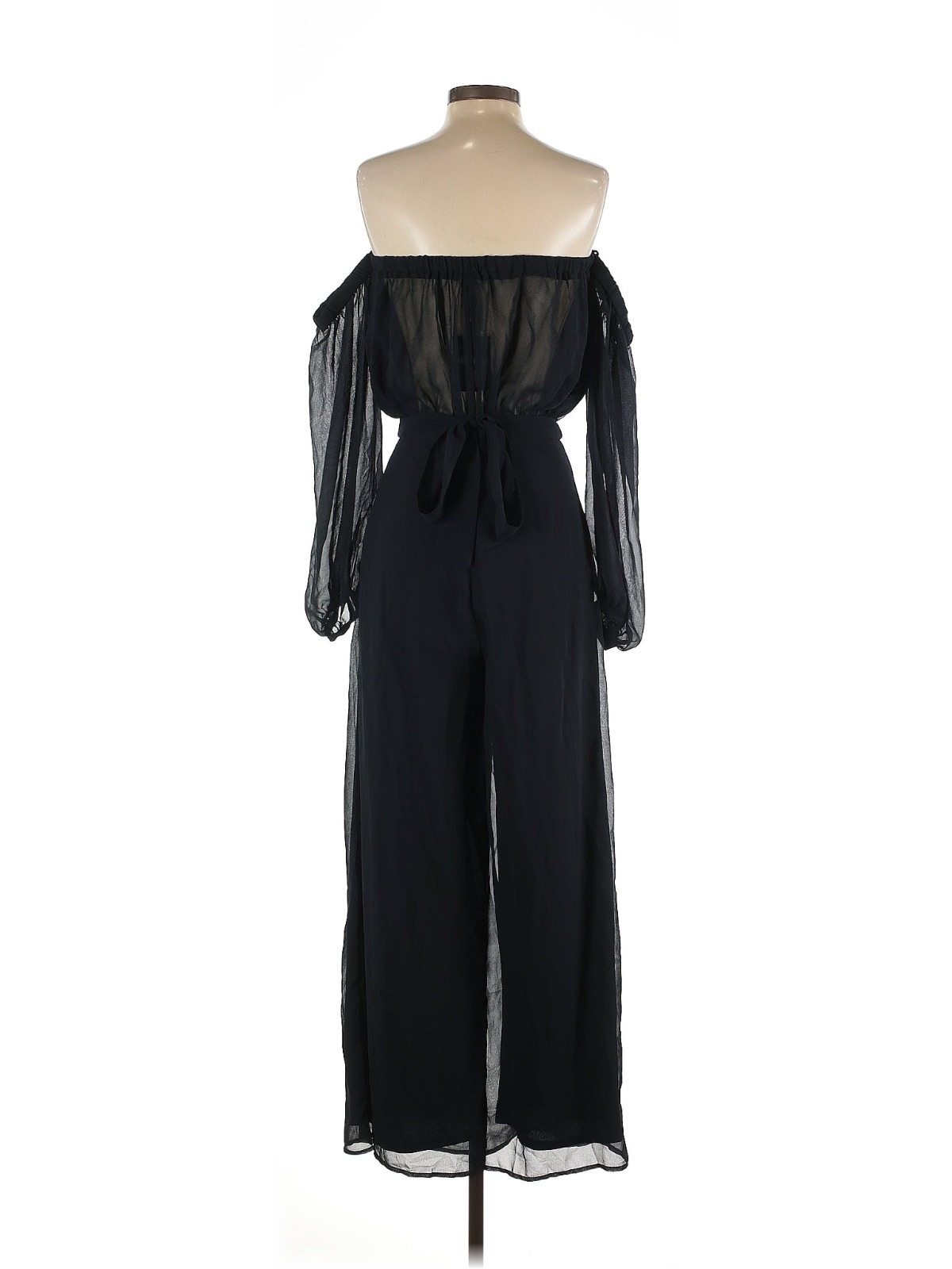 Enterizo Negro Off-Shoulder Forever 21 (Talla S)_1