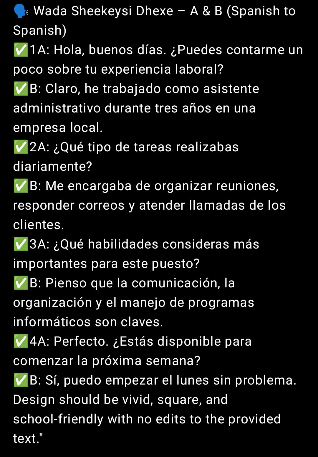 Barashada luuqada Spanishka Heerka 3 aad Spanish to Spanish _0