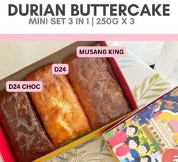 Durian Buttercake (Mini Set 250GM x3)