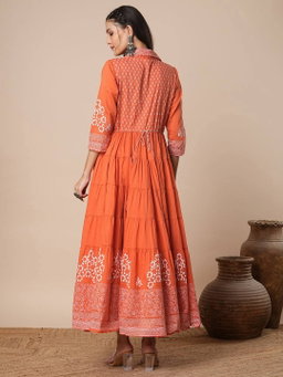 Full Flare Cotton Dress – Elegant & Breezy One-Piece