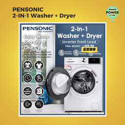 PENSONIC 2-IN-1 WASHER+DRYER