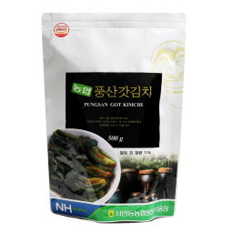10월12일부터 배송) [풍산] 갓김치 Leaf Mustard Kimchi 500g