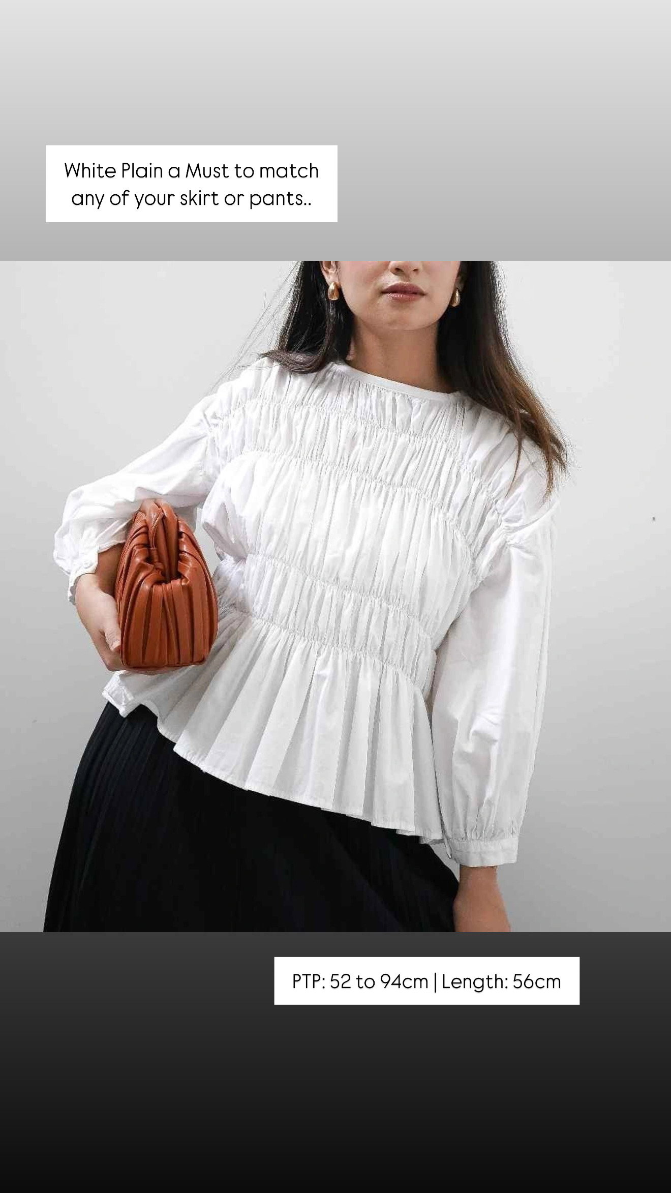 BWBYAZ Pamela Shired Smock Plaid Top_2