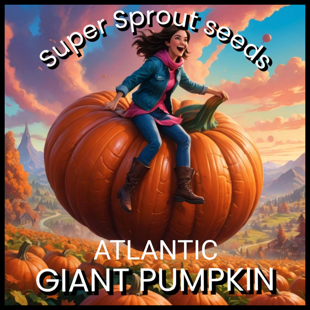 ATLANTIC GIANT PUMPKIN  x 3 seeds _1