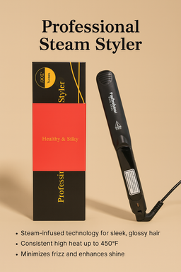 Hair straightener steam