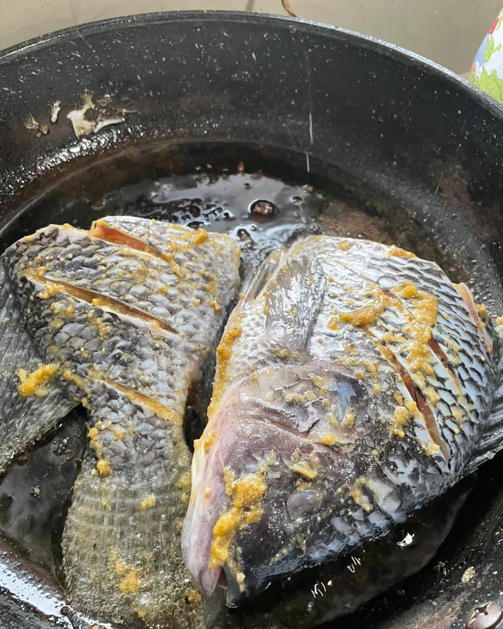 Poisson à la poêle + compléments _0