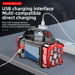 SOLAR EMERGENCY FLASHLIGHT (LAMPU SOLAR)