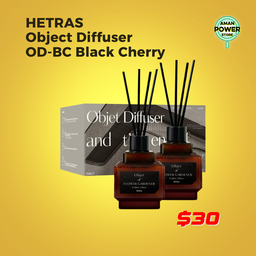 HETRAS OBJECT DIFFUSER OD-BC BLACK CHERRY
