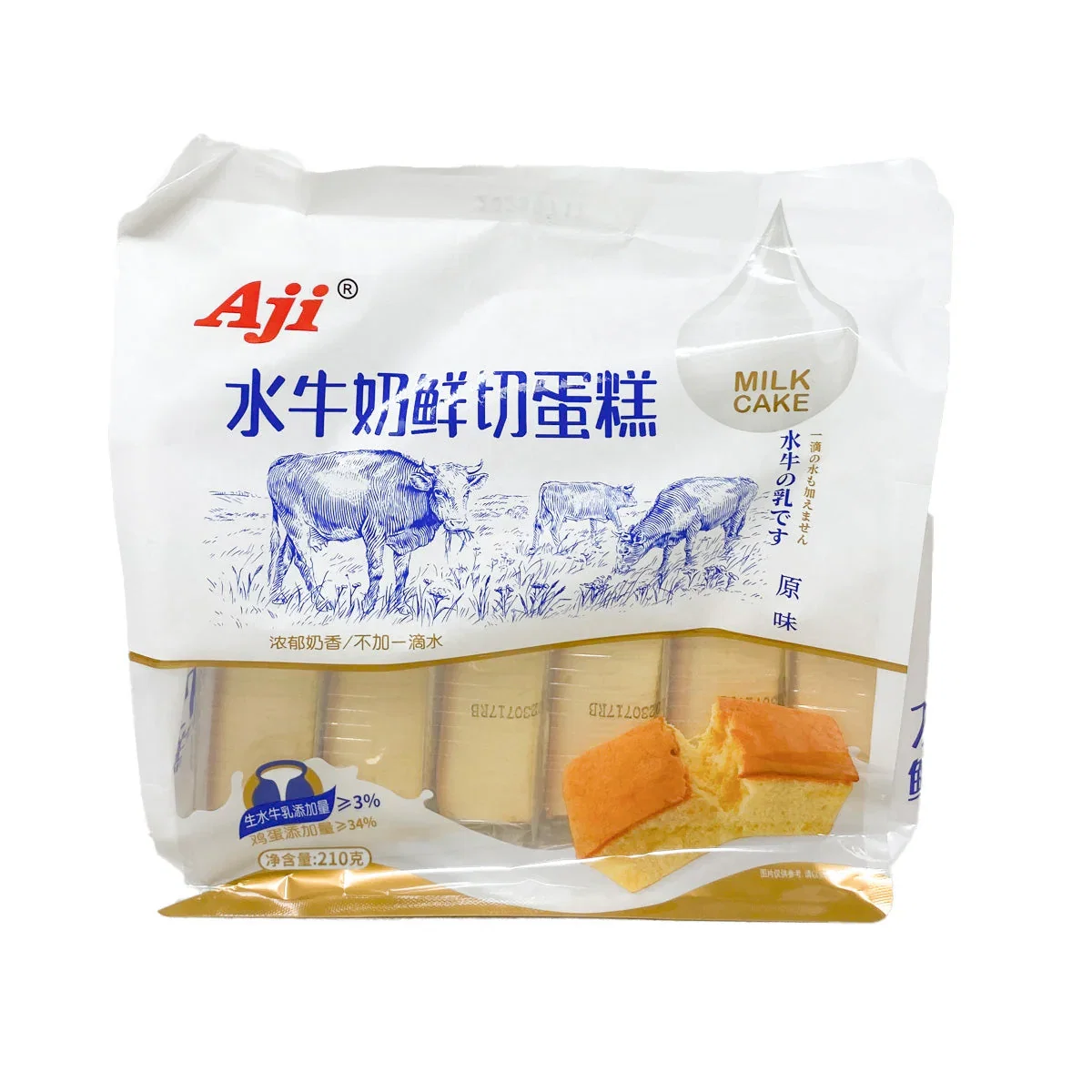 AJI Flavored Milk Bread 210g_0