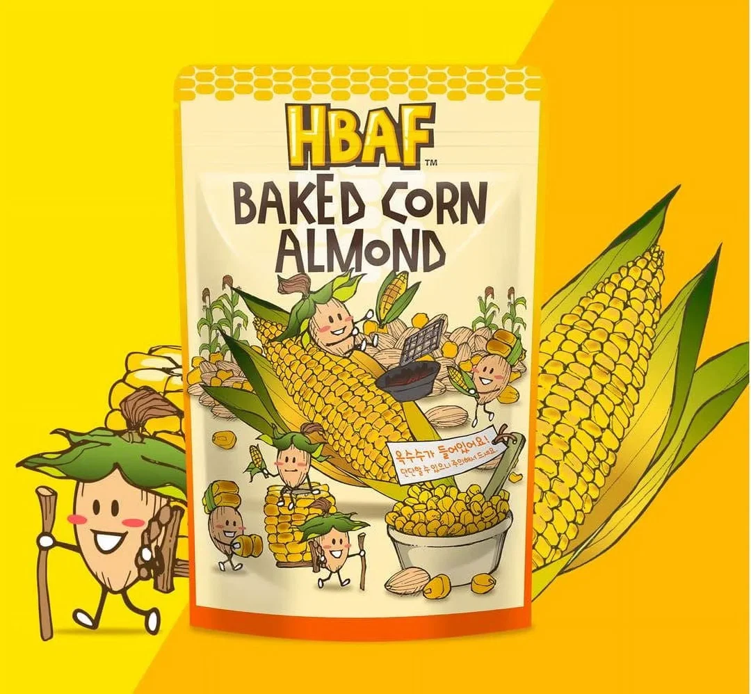 HBAF Baked Corn Almonds 35g