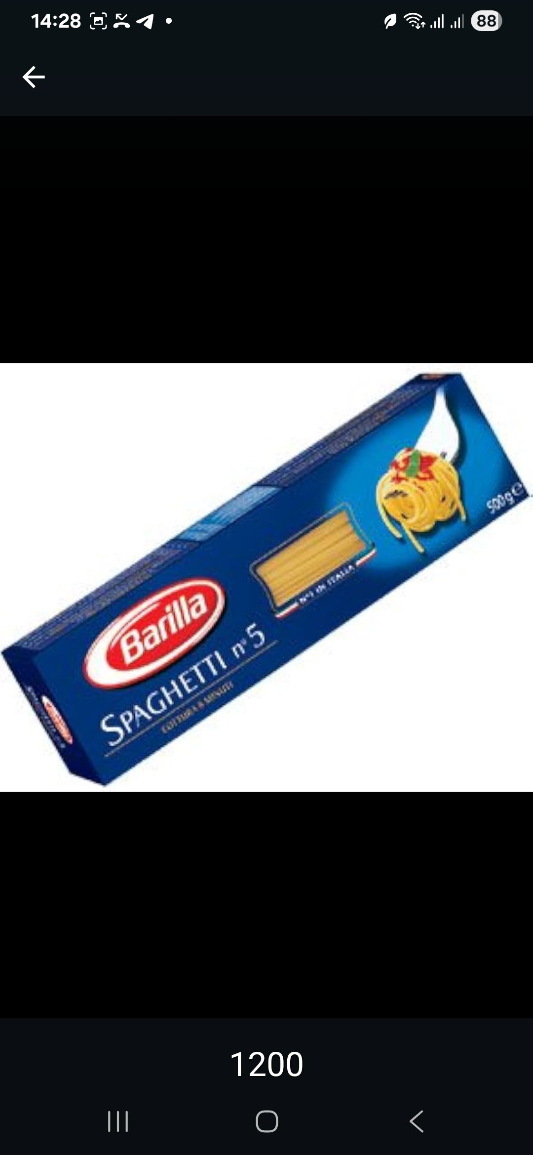 Barilla pasta 500g
