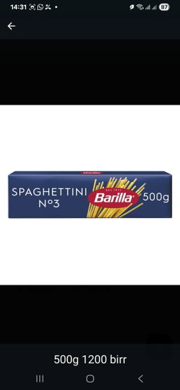 Barilla pasta 500g 