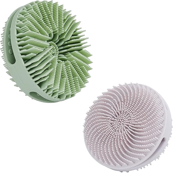 ليفة استحمام سليكون اصلية وجهين silicon bath brush two face_0