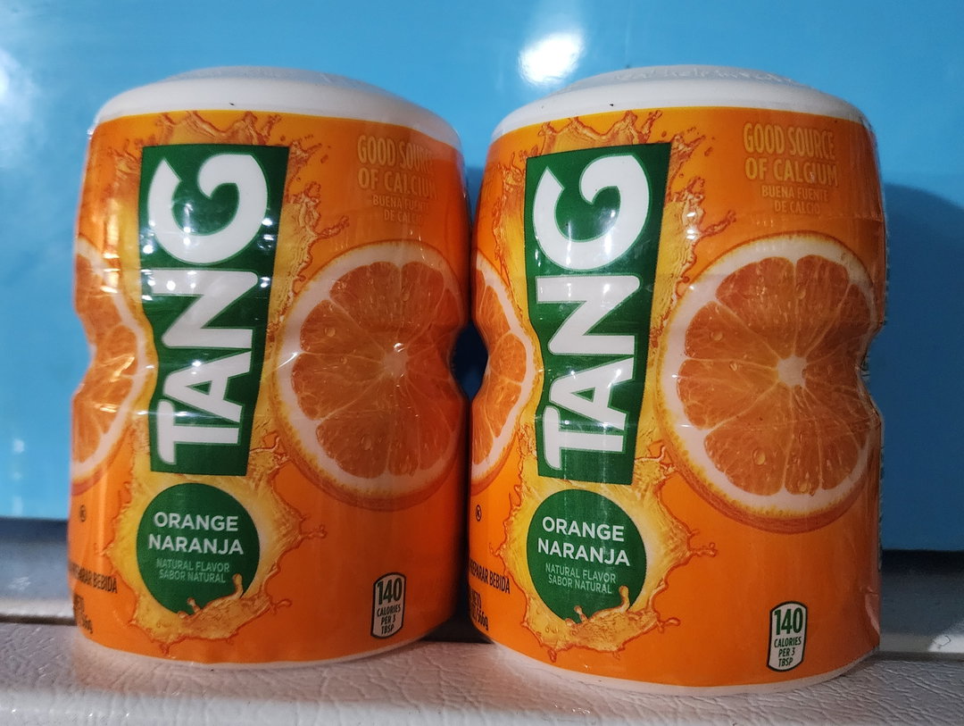 Tang Drink Powder, Orange, Vitamin C, Caffeine Free, 20 oz Jar