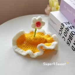 Yellow Crochet Hat