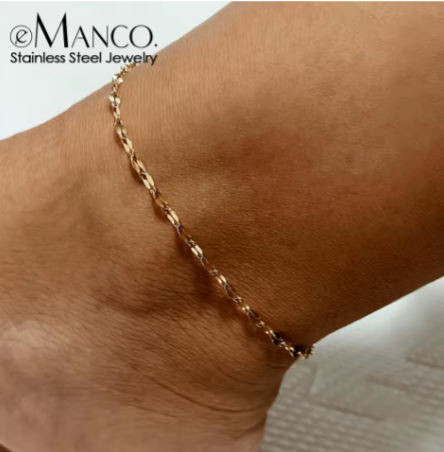 Chaînes de cheville de Style bohème pour femmes, accessoires de pied à trois couches avec perles de riz, coquillages et étoile de mer_5