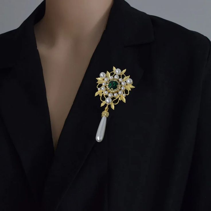 Broche de poitrine exquise pour femmes, Design tendance, lettres de luxe, strass, broches de poitrine, pardessus, pull, accessoire, 2025_5