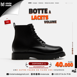 BOTTE A LACETS VOLUME ZARA