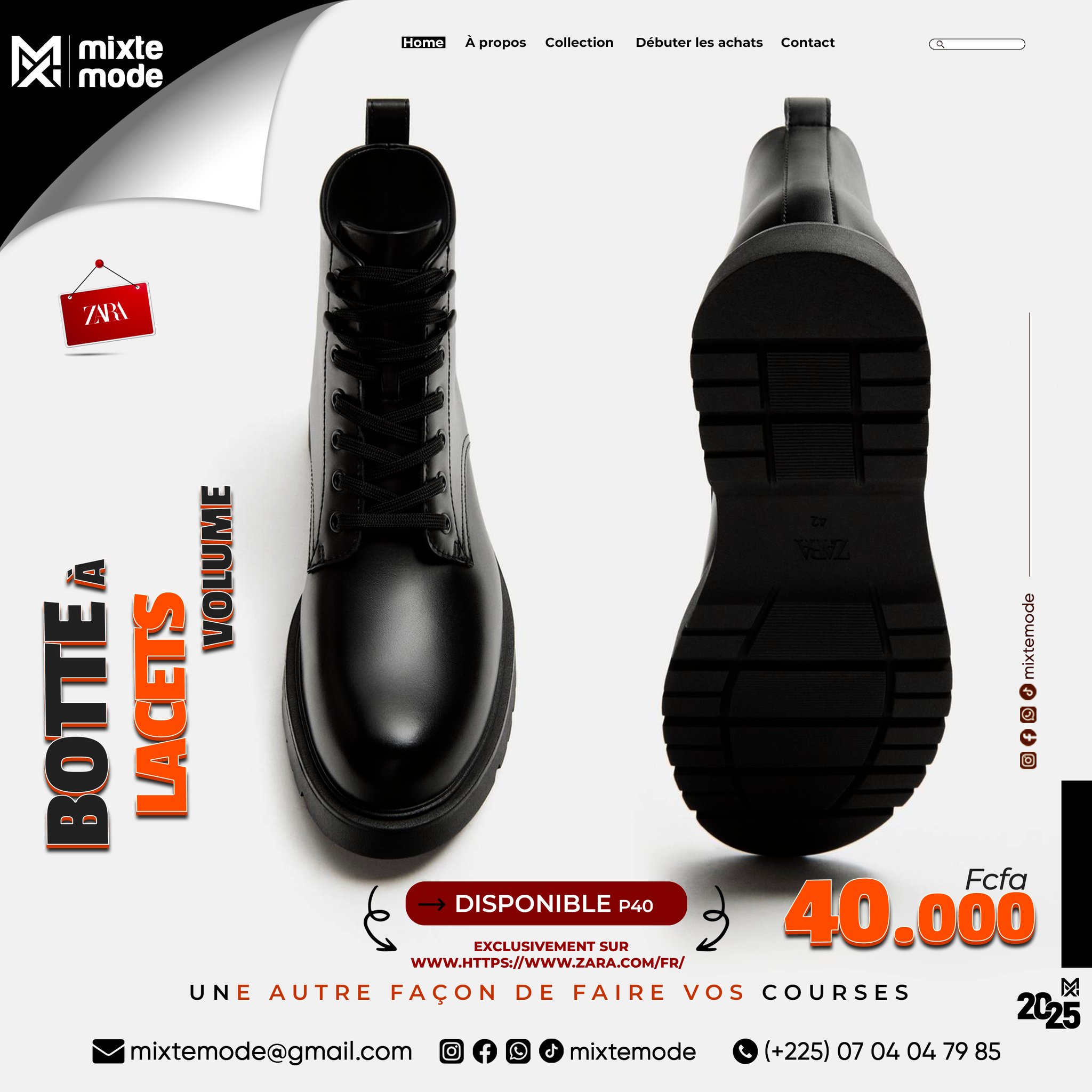 BOTTE A LACETS VOLUME ZARA_1