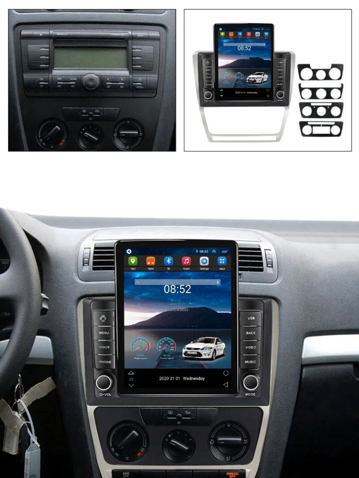 for Skoda Octavia 2 A5 2008 - 2013_1