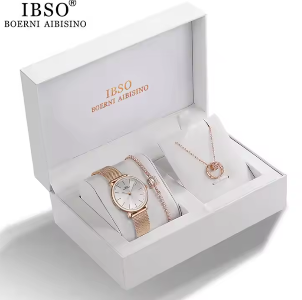 Ensemble de 3 montres à Quartz pour femmes, Bracelet-montre de luxe avec boucle magnétique, motif floral avec strass, pièces mode 2020_0