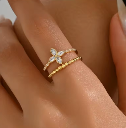 Skyrim – bague ouverte géométrique en acier inoxydable, couleur or, mode minimaliste, bijoux de fête de mariage, cadeau, vente en gros_6