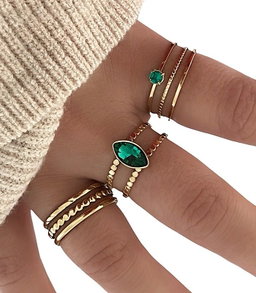 Skyrim – bague ouverte géométrique en acier inoxydable, couleur or, mode minimaliste, bijoux de fête de mariage, cadeau, vente en gros