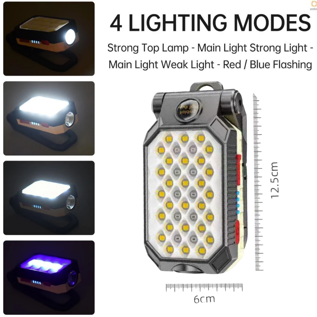 PORTABLE RECHARGABLE SUPER LED LIGHT - W599B BIG (LAMPU LED)_2