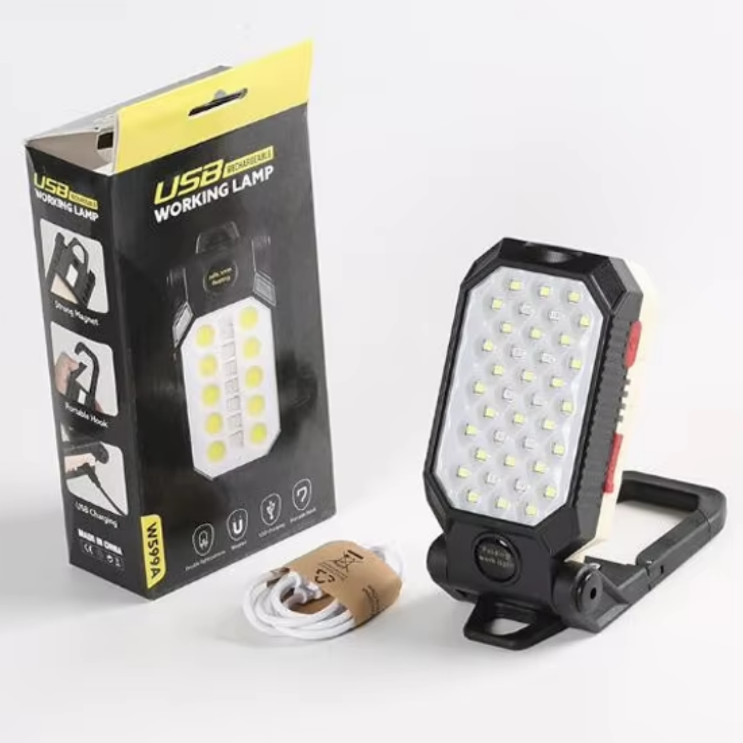 PORTABLE RECHARGABLE SUPER LED LIGHT - W599B BIG (LAMPU LED)_4