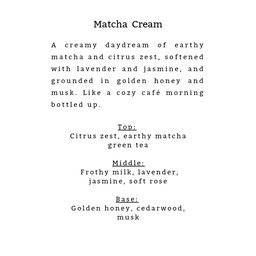 Matcha Cream