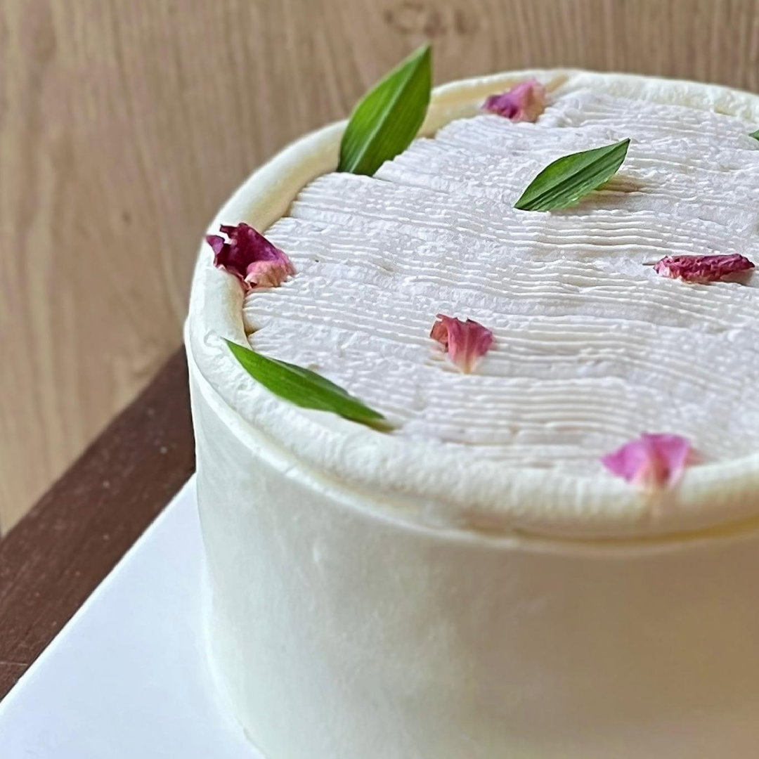 pandan taro cake