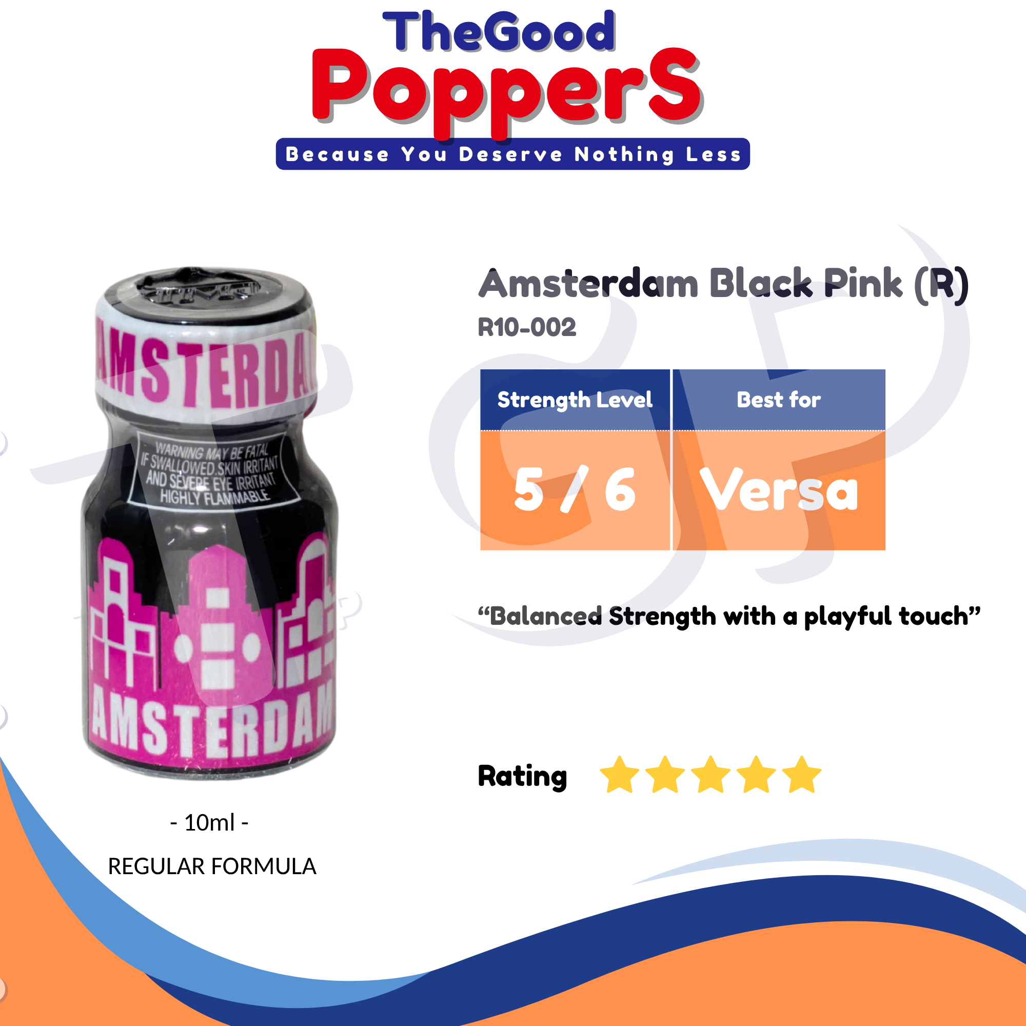 Amsterdam Black Pink 10ml (R)