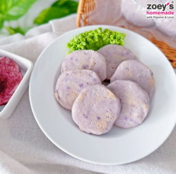 Zoey Mini Chicken Patties – Purple Chinese Yam (6pcs)