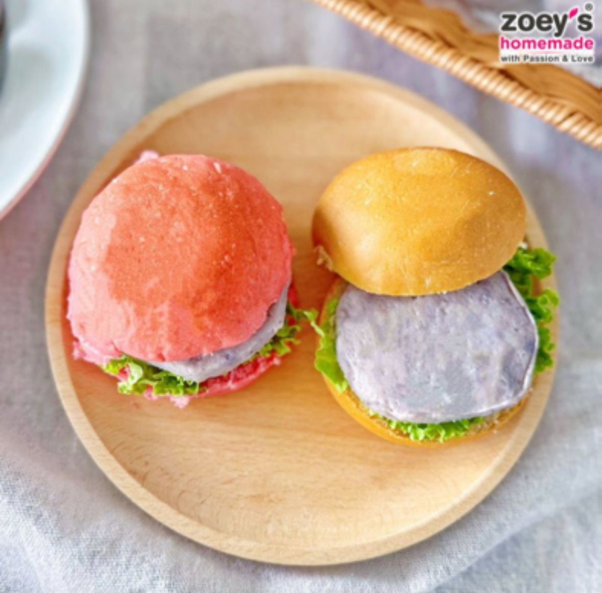 Zoey Mini Chicken Patties – Purple Chinese Yam (6pcs)_0