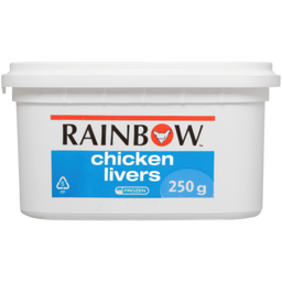 RAINBOW Chicken Livers 250g