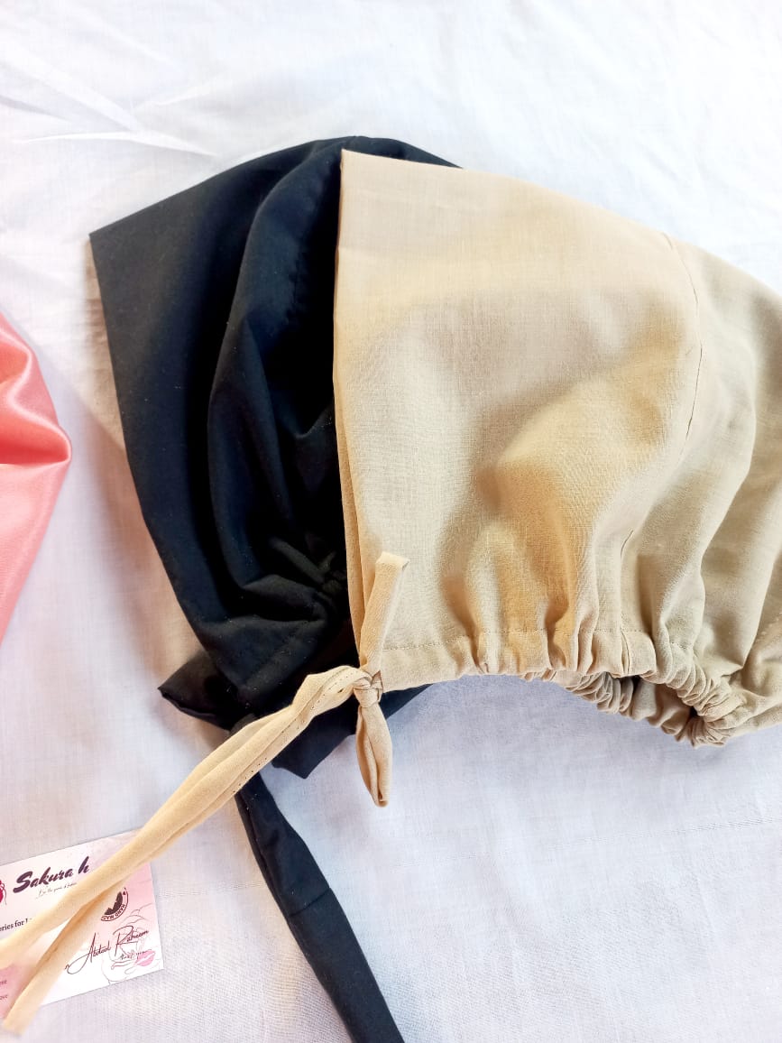 ✨ Satin-Lined Full Coverage Hijab Undercap