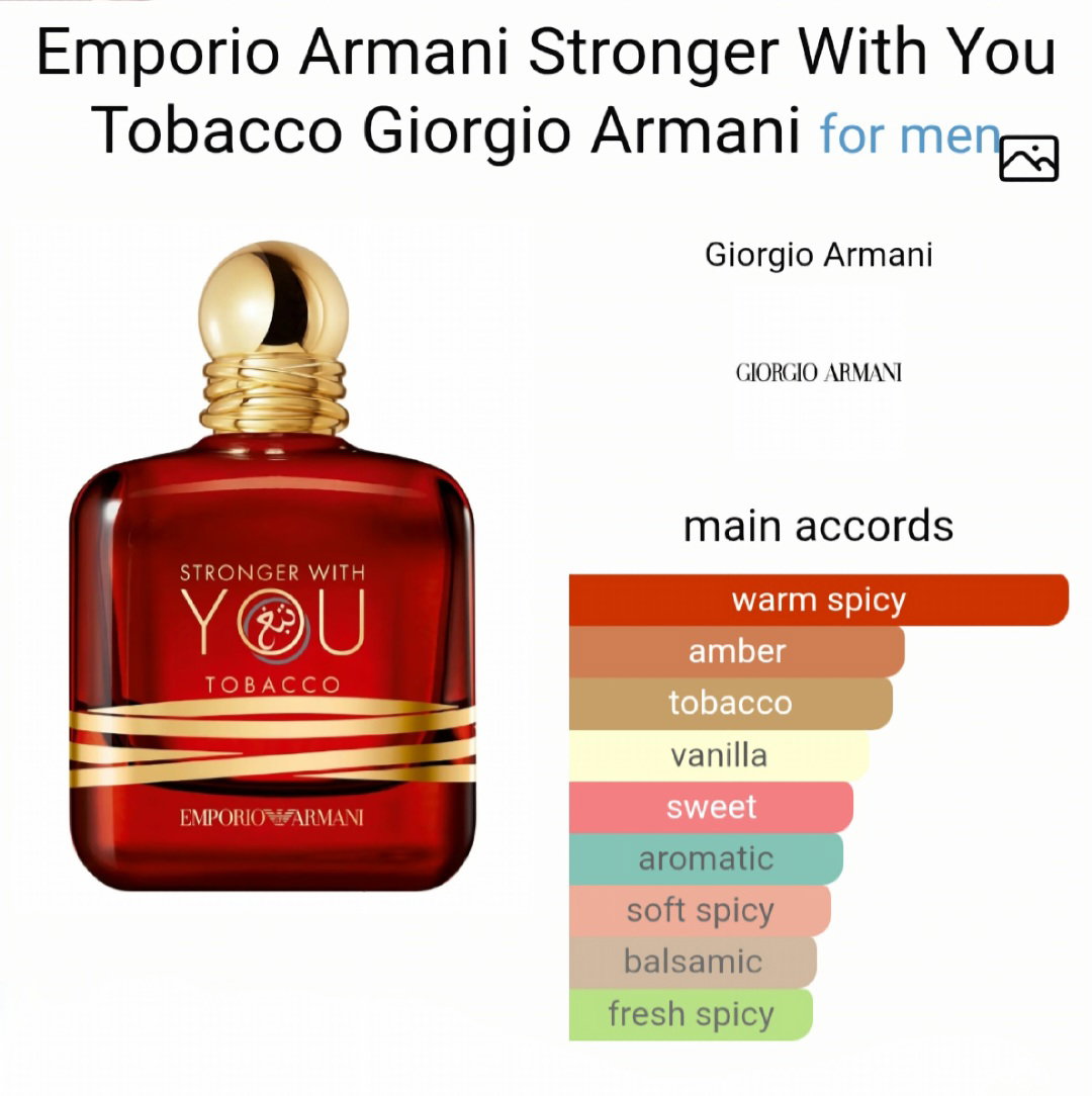Emporio Armani Stronger With You Tobacco by 100 ML EDP
