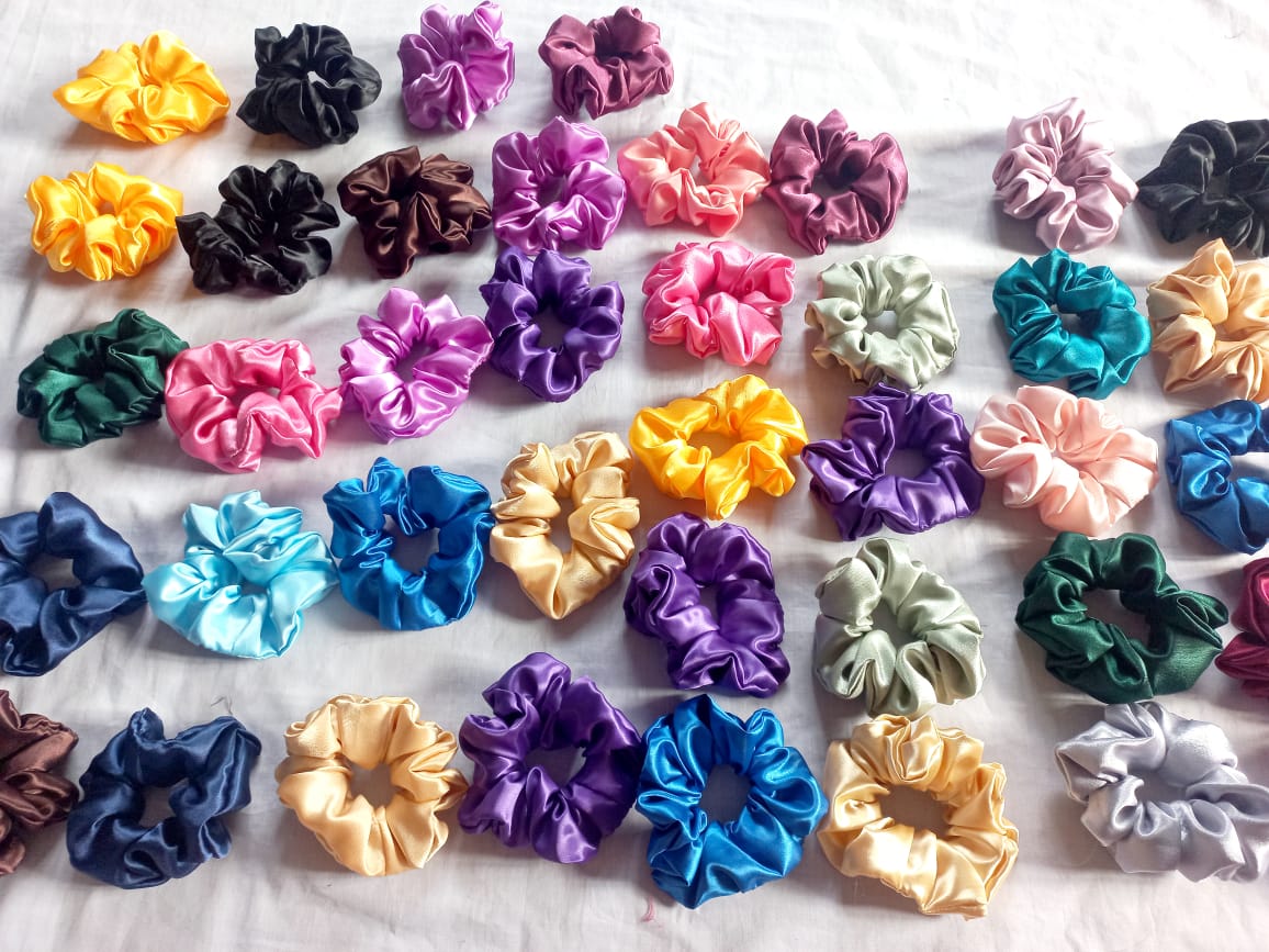 Wholesale Satin Scrunchies – Standard Size_2