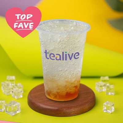 Sparkling Honey Lemon With Aloe Vera