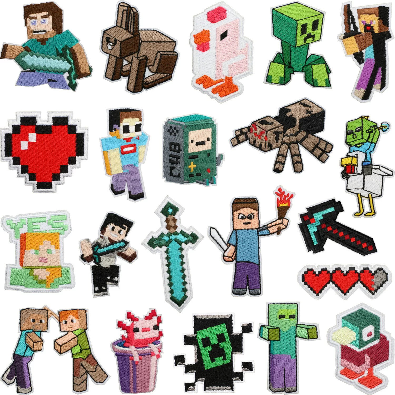 Minecraft Embroidered Patch_0